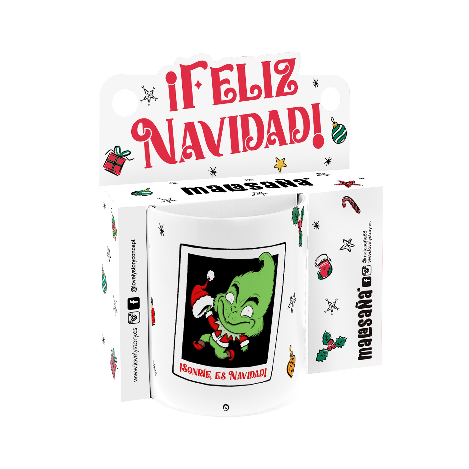 Taza 330 ml - ¡Sonríe, es Navidad! - Ice