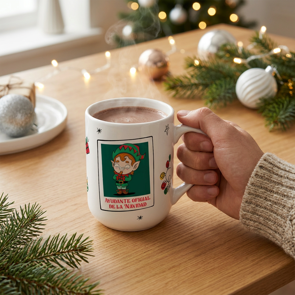 Taza 330 ml - Ayudante oficial de la Navidad - Ice