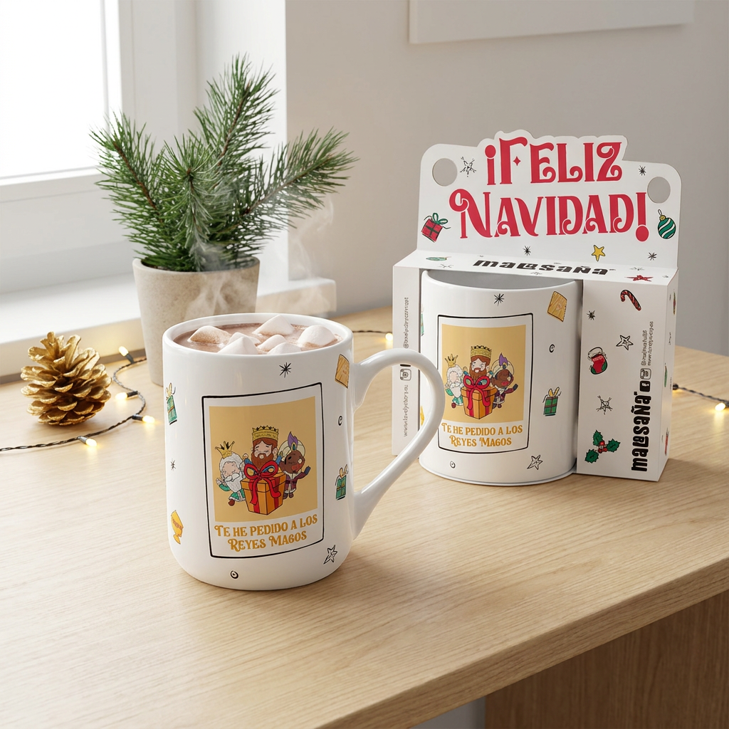 Taza 330 ml - Te he pedido a los Reyes Magos - Ice
