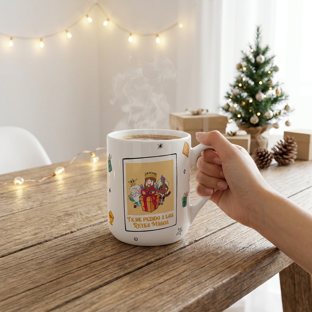 Taza 330 ml - Te he pedido a los Reyes Magos - Ice