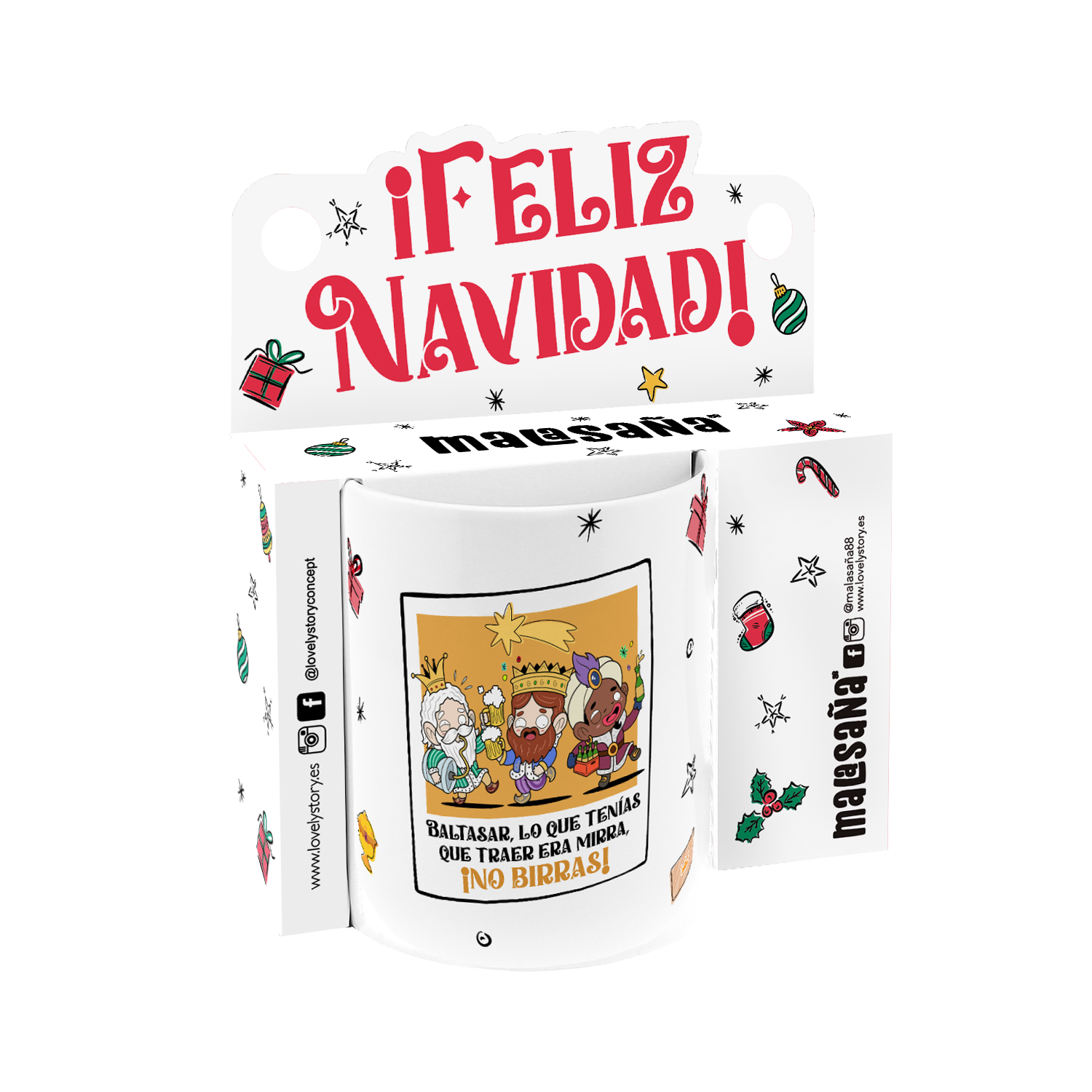 Taza 330 ml - Baltasar, lo que tenías que traer era mirra, ¡no birras! - Ice