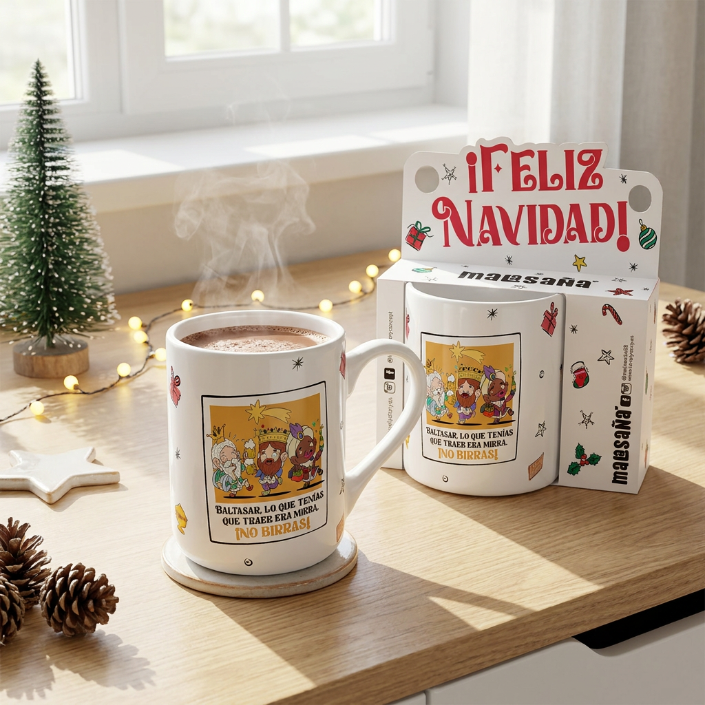 Taza 330 ml - Baltasar, lo que tenías que traer era mirra, ¡no birras! - Ice