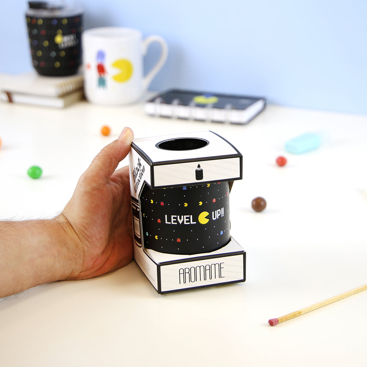 Vela aromática - Retro Pixel