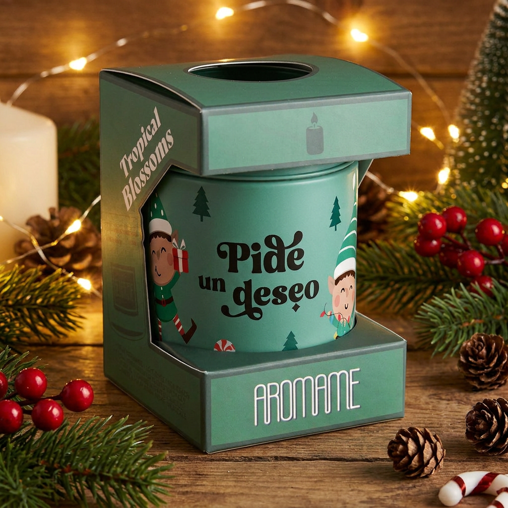 Vela Aromática – Navidad - Flores Tropicales
