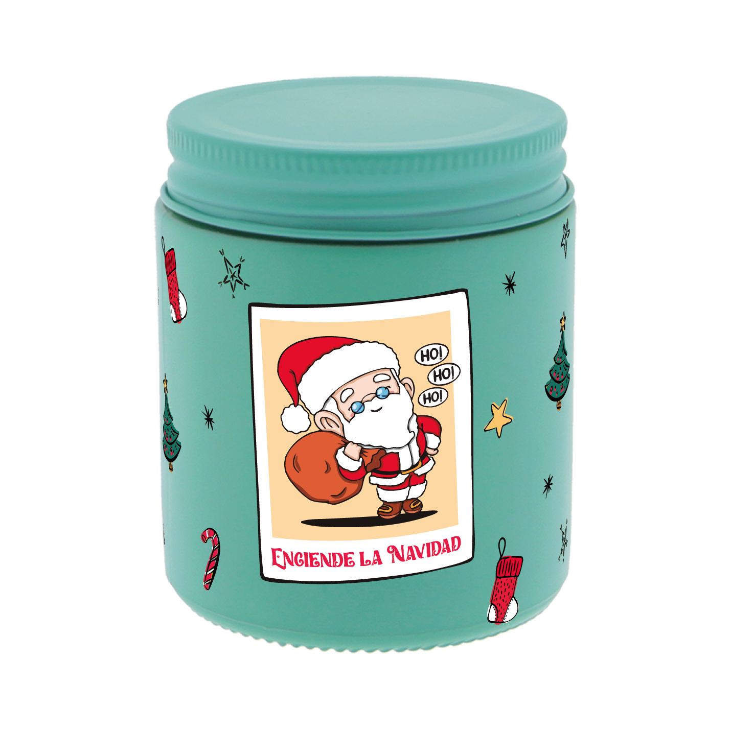 Vela aromática Flores tropicales - ¡Enciende la Navidad! - Green