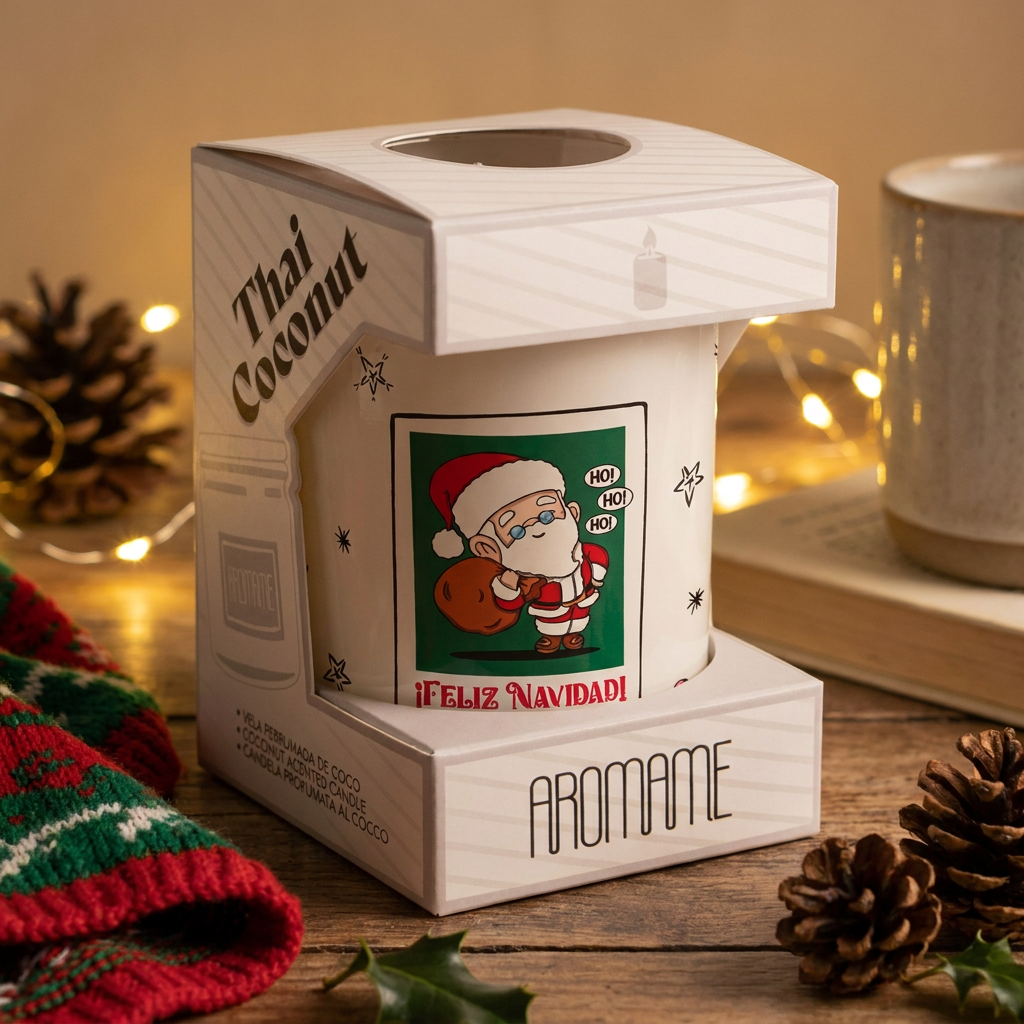 Vela aromática Coco - ¡Feliz Navidad! - Ice