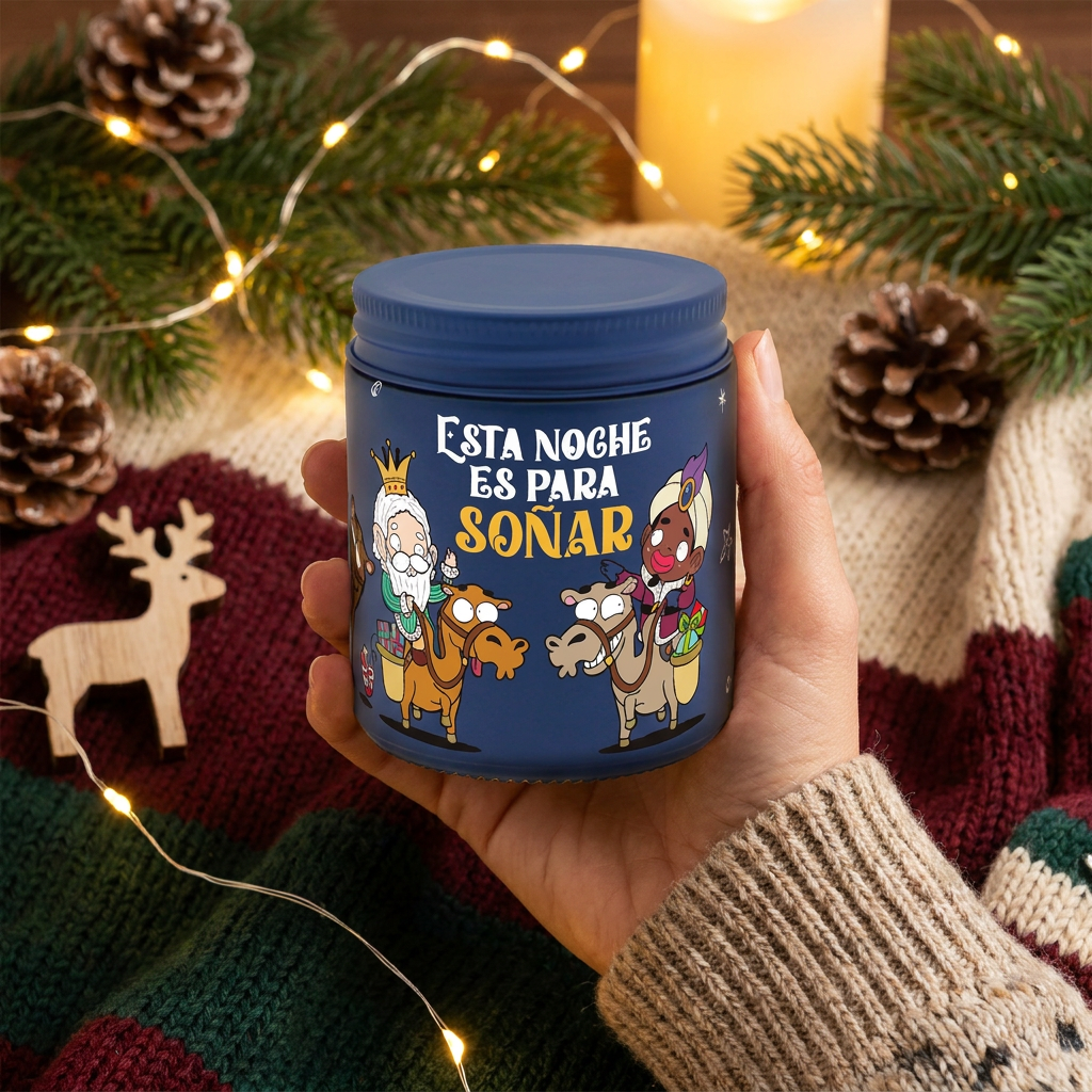 Vela aromática Sandía - Esta noche es para soñar - Dark Blue