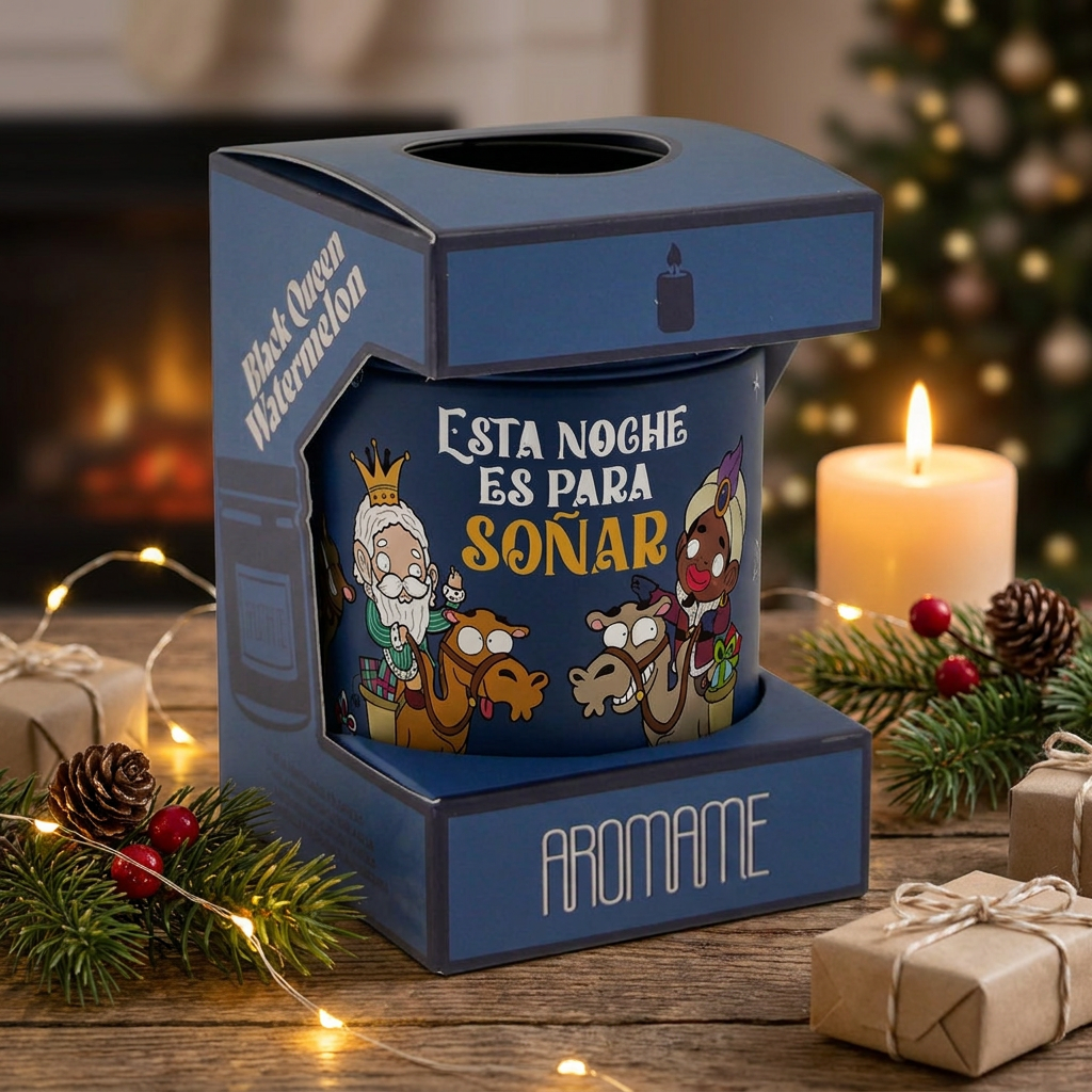 Vela aromática Sandía - Esta noche es para soñar - Dark Blue