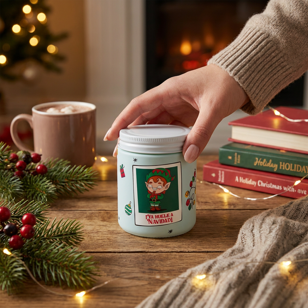 Vela aromática Manzana - ¡Ya huele a Navidad! - Mint