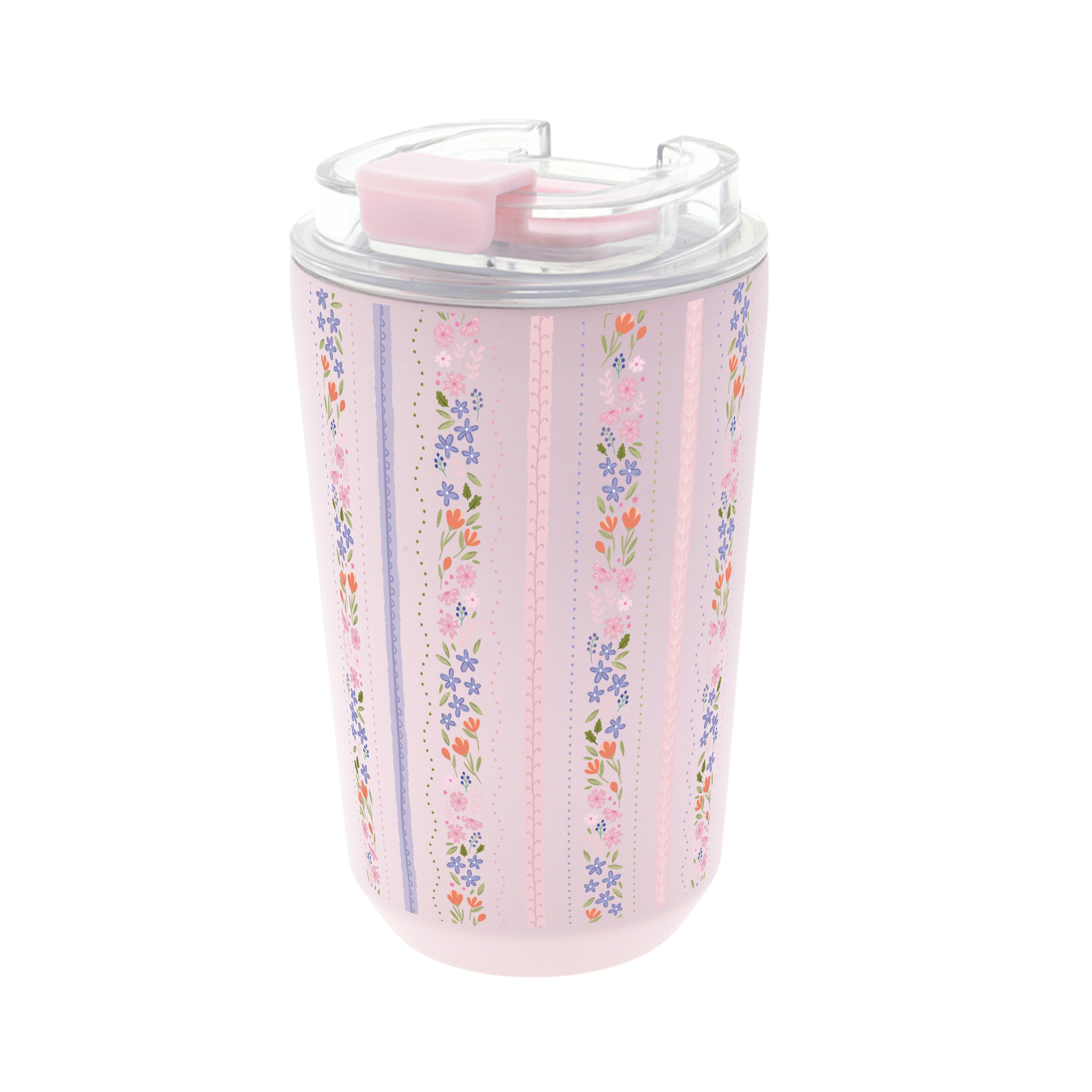 Vaso Térmico de Acero Inoxidable con Interior Cerámico - Petal Lines | Aurea