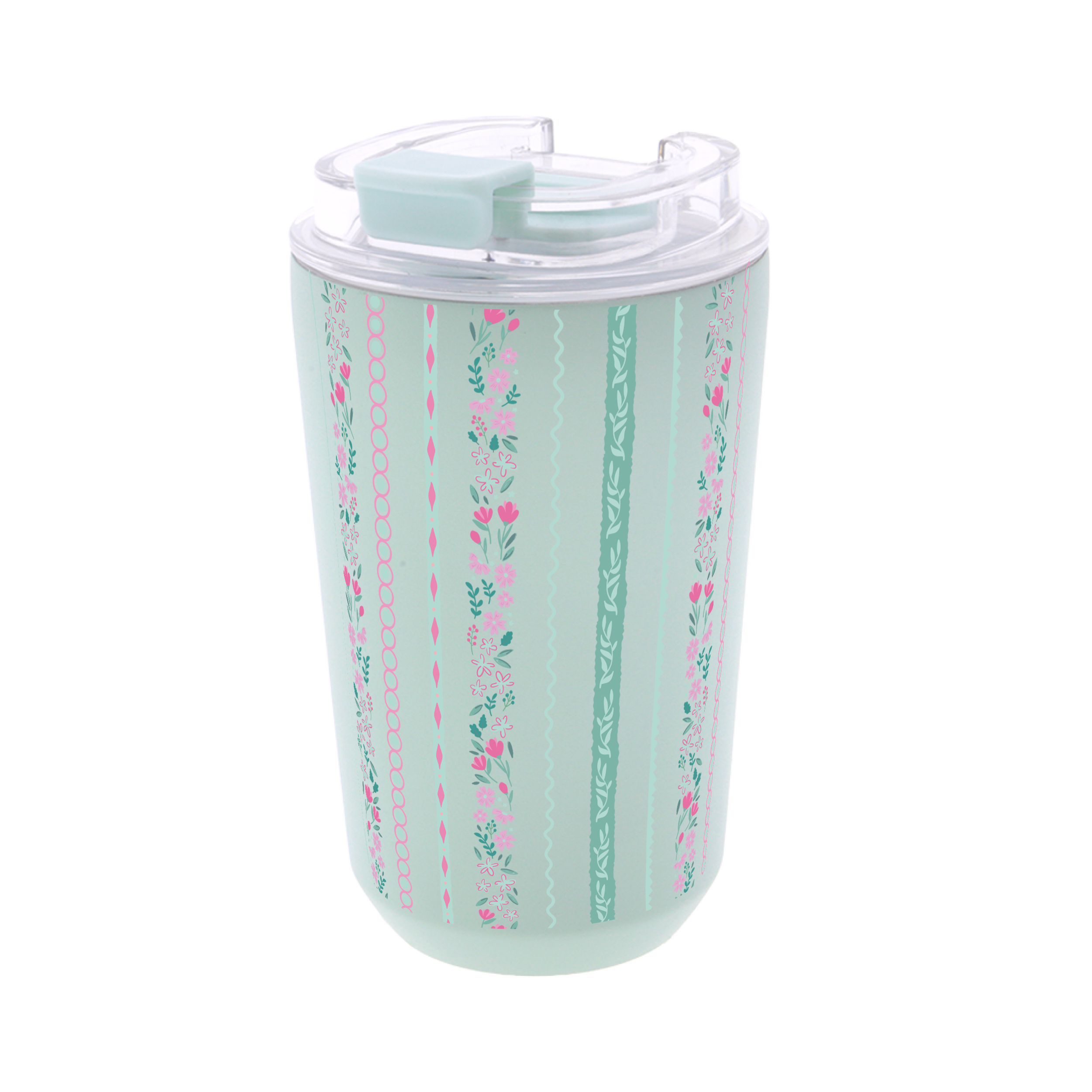 Vaso Térmico de Acero Inoxidable con Interior Cerámico - Petal Lines | Aurea