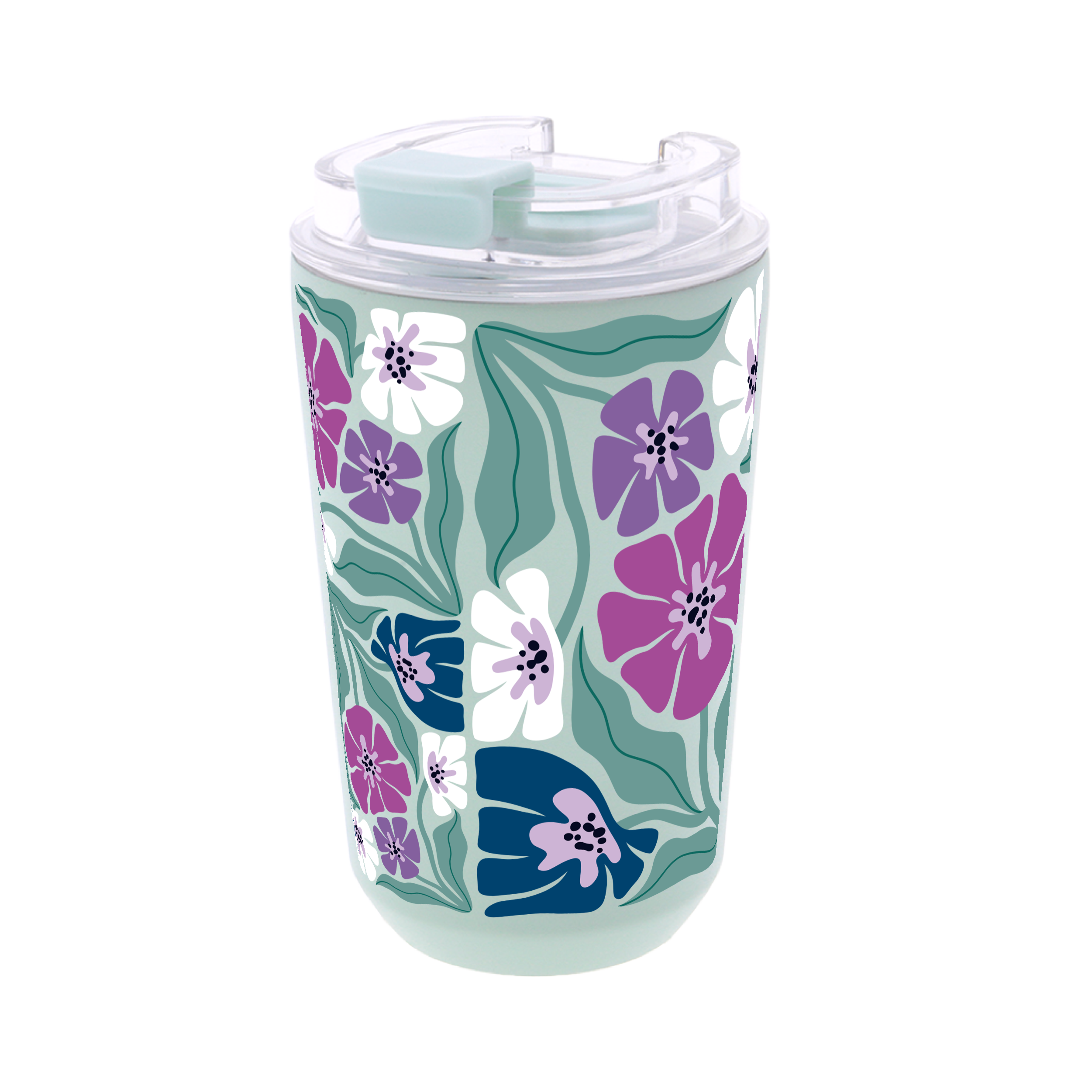 Vaso Térmico de Acero Inoxidable con Interior Cerámico - Tropic Bloom | Aurea