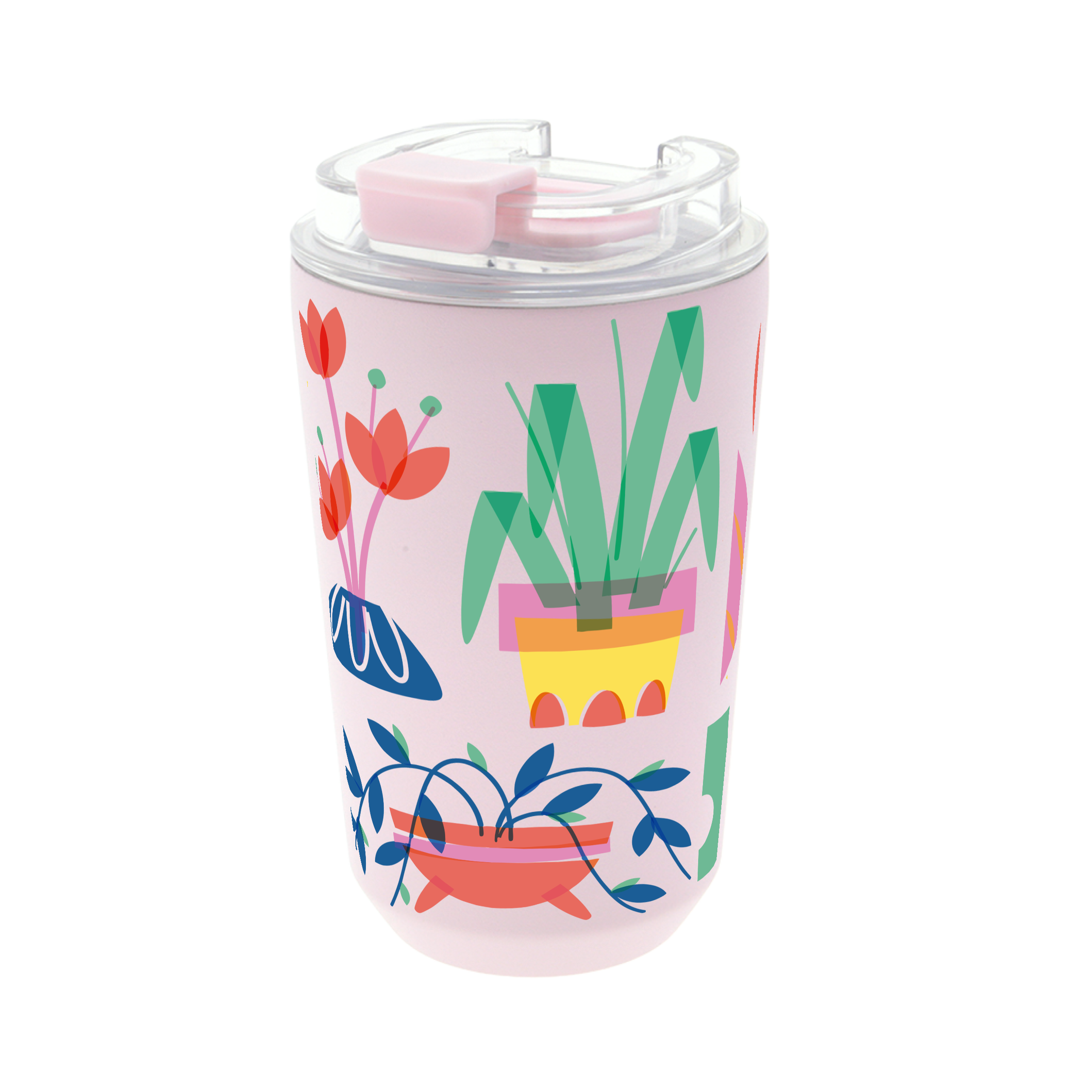 Vaso Térmico de Acero Inoxidable con Interior Cerámico - Little Botanical | Aurea