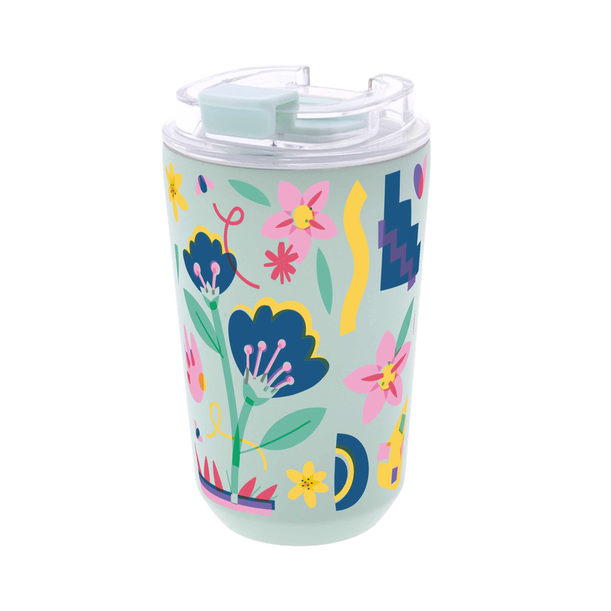 Vaso Térmico de Acero Inoxidable con Interior Cerámico - Little Botanical | Aurea