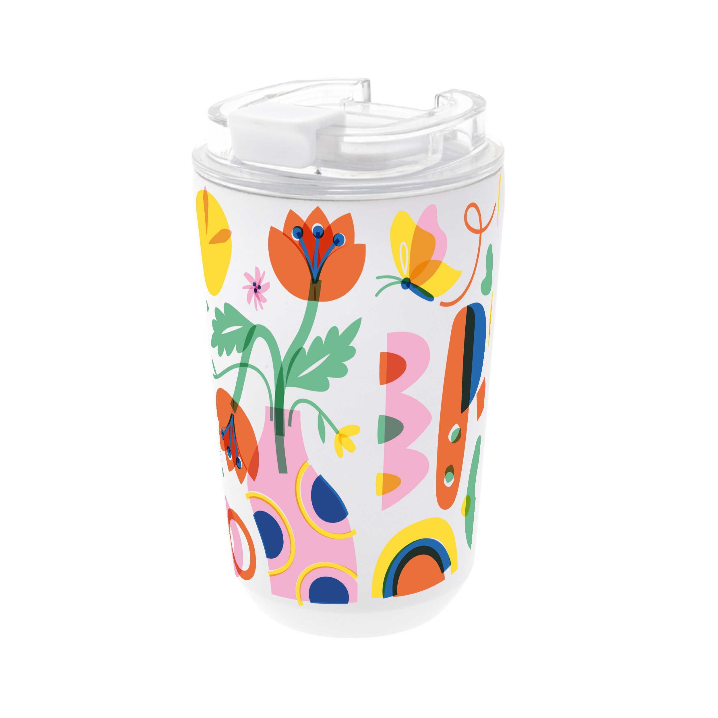 Vaso Térmico de Acero Inoxidable con Interior Cerámico - Little Botanical | Aurea