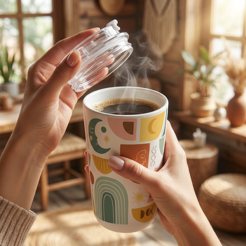 Vaso Térmico de Acero Inoxidable con Interior Cerámico - Boho Soul | Aurea