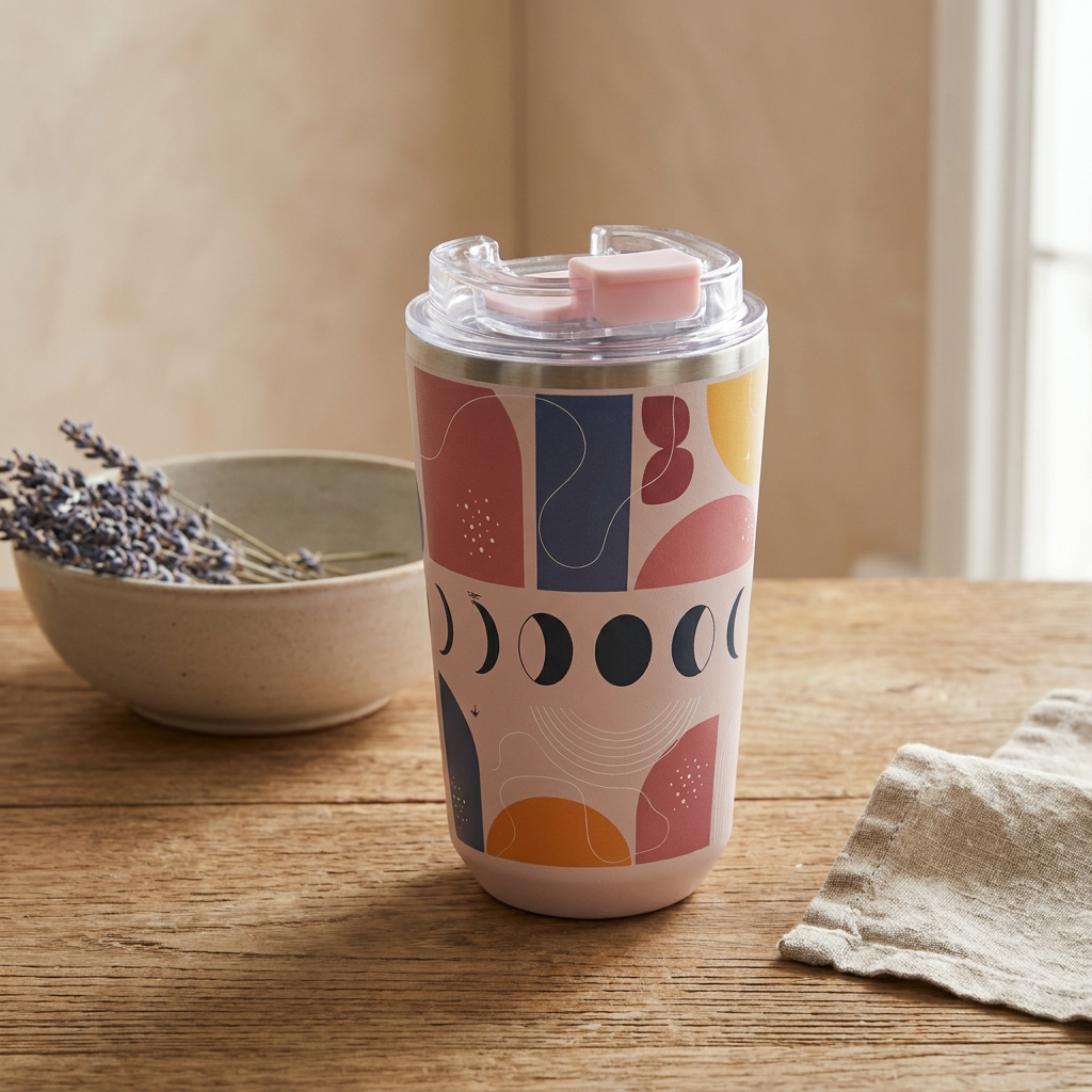Vaso Térmico de Acero Inoxidable con Interior Cerámico - Boho Soul | Aurea