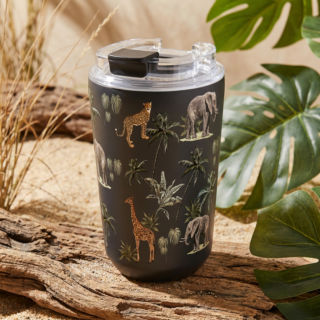 Vaso Térmico de Acero Inoxidable con Interior Cerámico - Savanna Life | Aurea