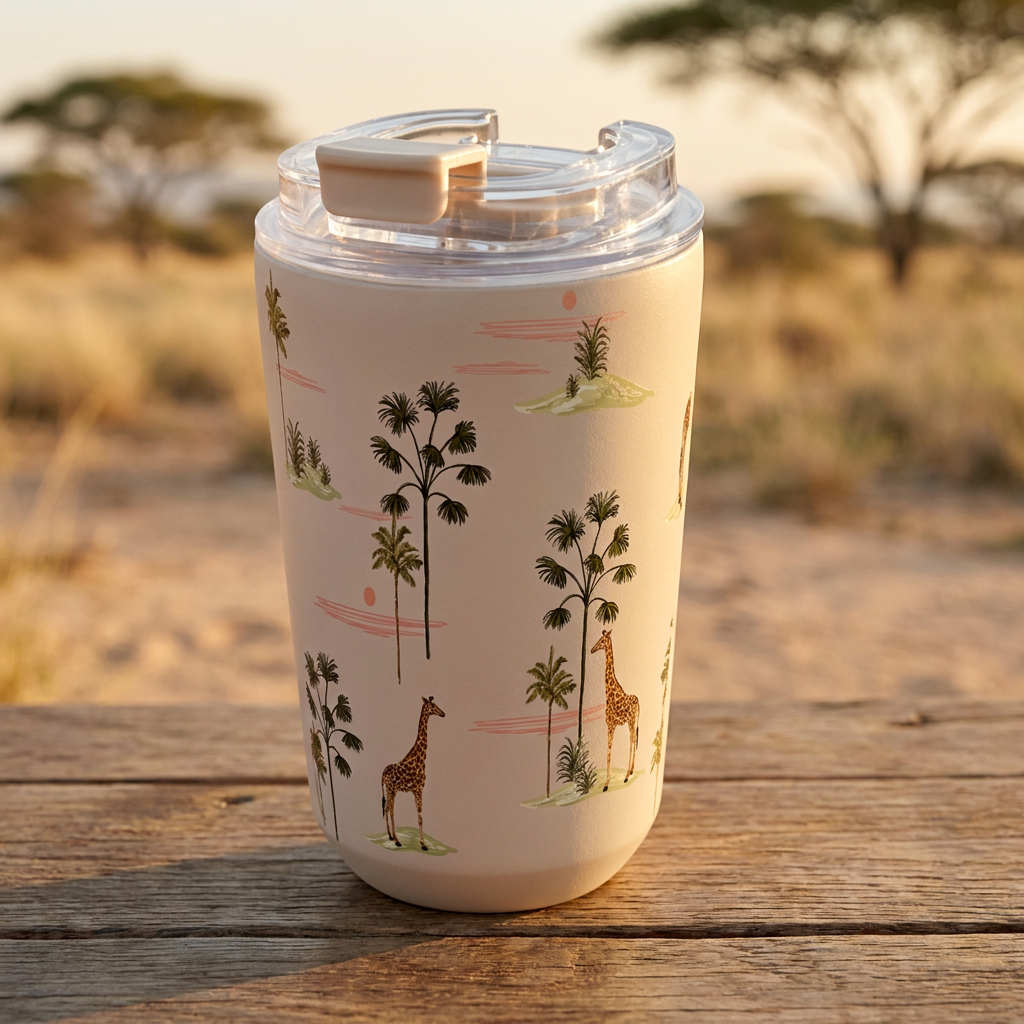 Vaso Térmico de Acero Inoxidable con Interior Cerámico - Savanna Life | Aurea