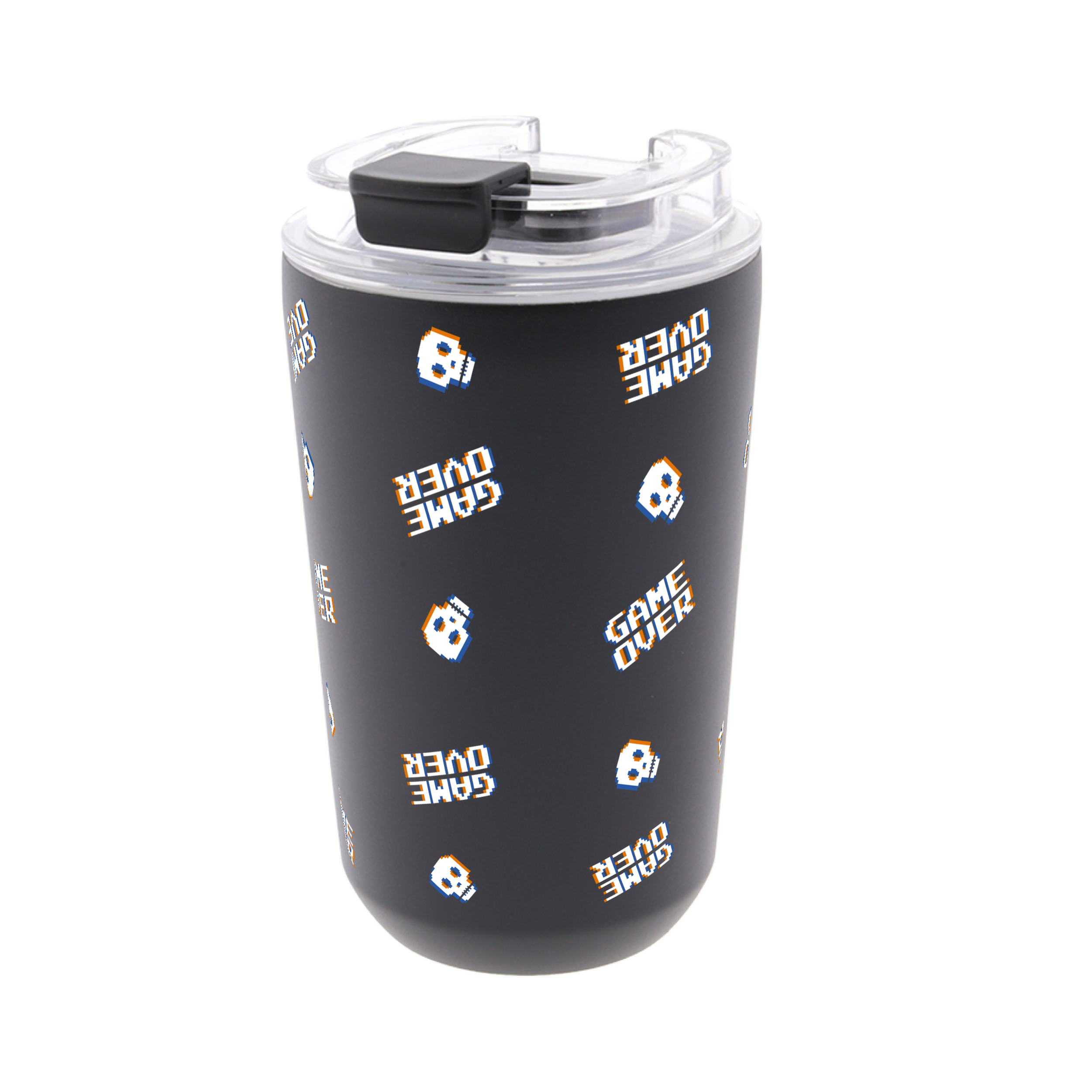 Vaso Térmico de Acero Inoxidable con Interior Cerámico - Arcade Skull | Aurea