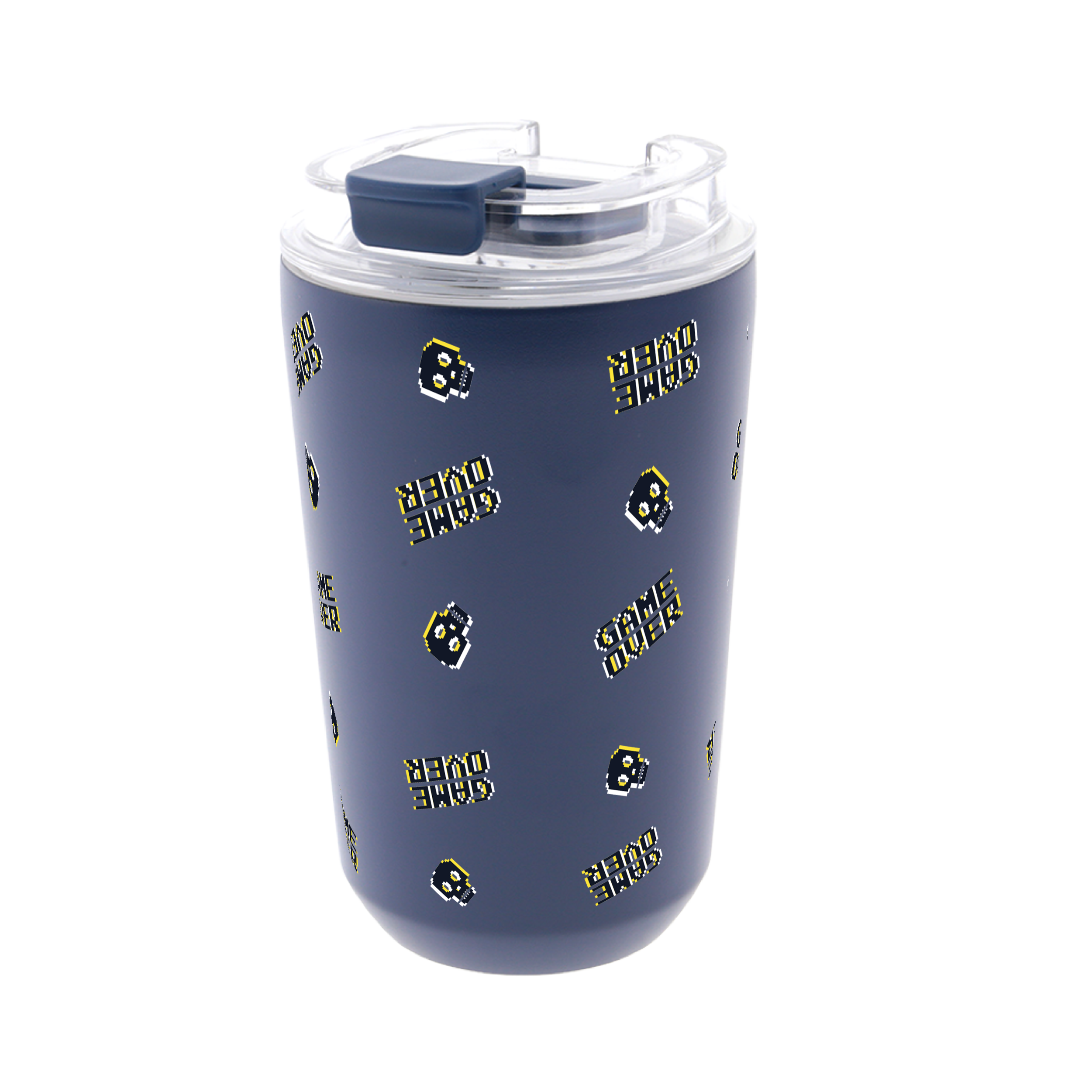 Vaso Térmico de Acero Inoxidable con Interior Cerámico - Arcade Skull | Aurea