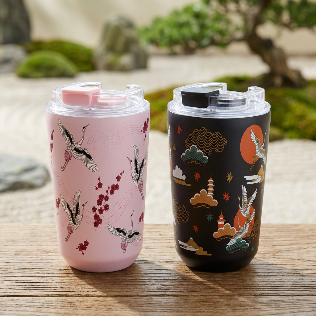 Vaso Térmico de Acero Inoxidable con Interior Cerámico - Tokyo Sky | Aurea