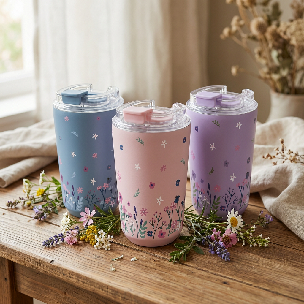 Vaso Térmico de Acero Inoxidable con Interior Cerámico - Sweet Breeze | Aurea