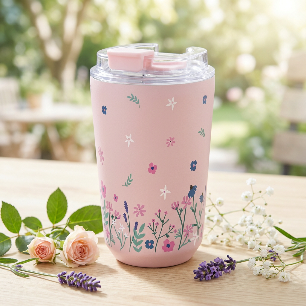Vaso Térmico de Acero Inoxidable con Interior Cerámico - Sweet Breeze | Aurea