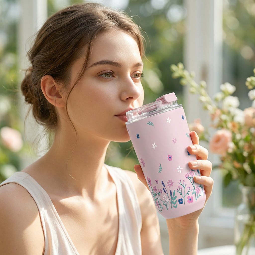 Vaso Térmico de Acero Inoxidable con Interior Cerámico - Sweet Breeze | Aurea