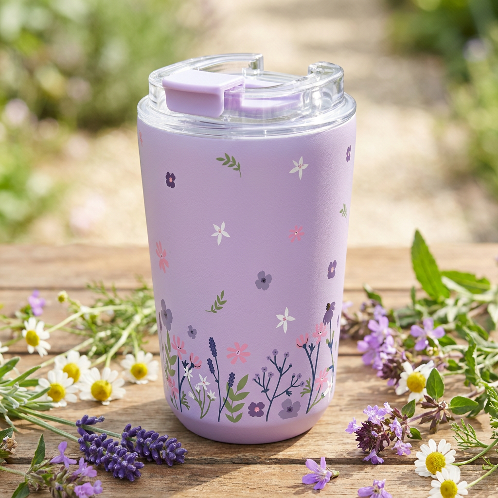 Vaso Térmico de Acero Inoxidable con Interior Cerámico - Sweet Breeze | Aurea