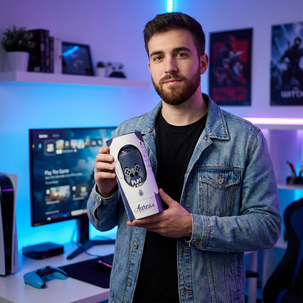Vaso Térmico de Acero Inoxidable con Interior Cerámico - Pixel Gaming | Aurea