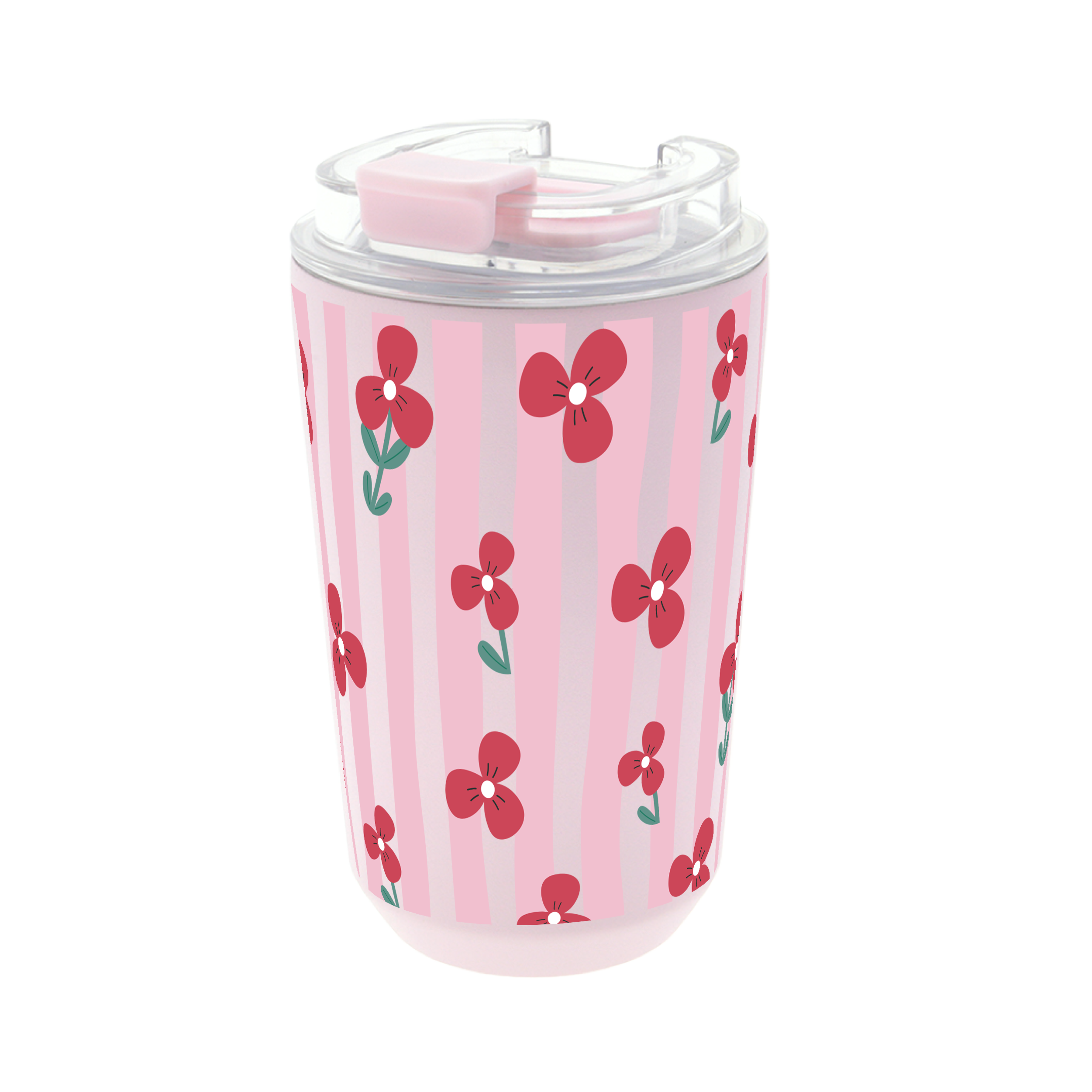 Vaso Térmico de Acero Inoxidable con Interior Cerámico - Floral Picnic | Aurea
