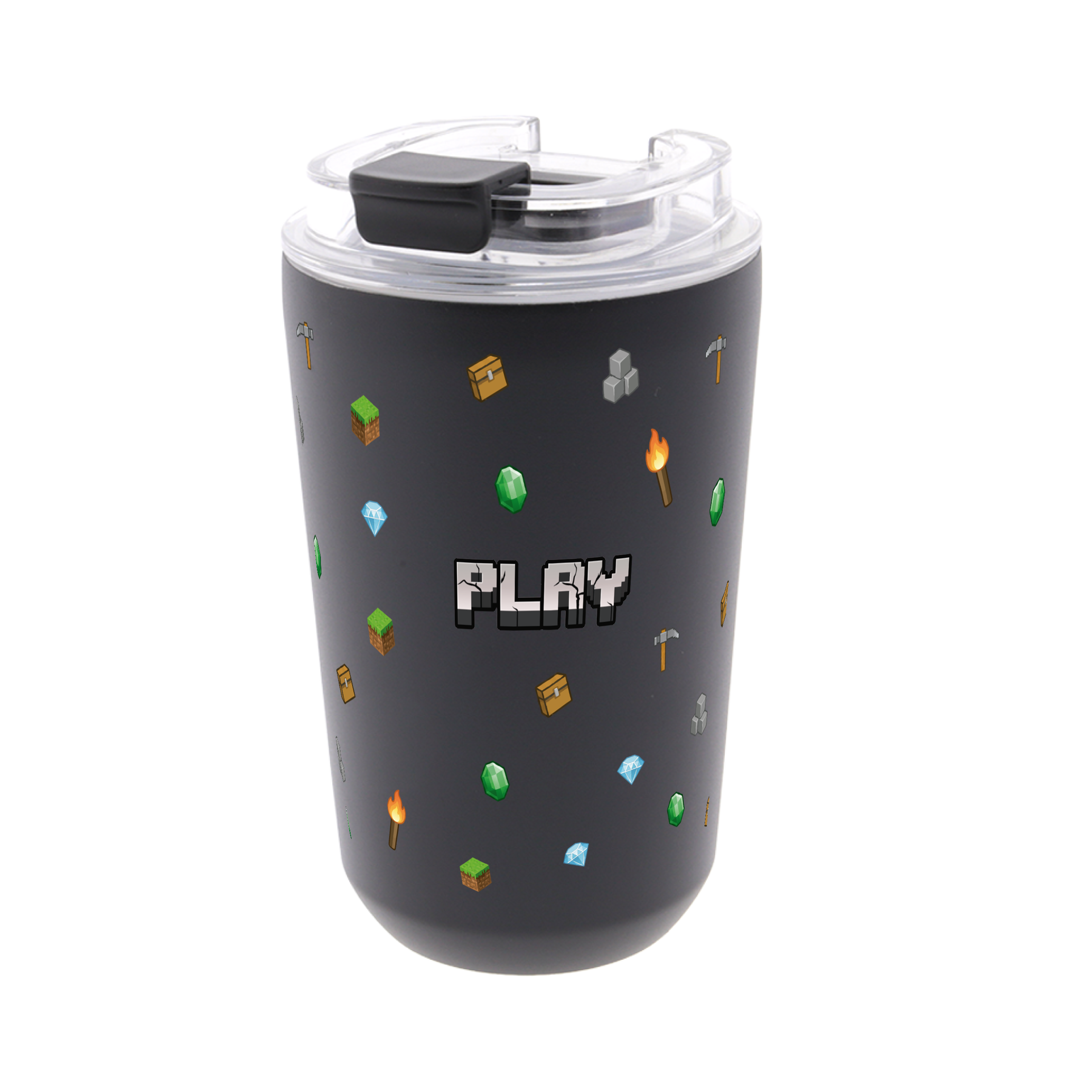 Vaso Térmico de Acero Inoxidable con Interior Cerámico - Pixel Craft | Aurea