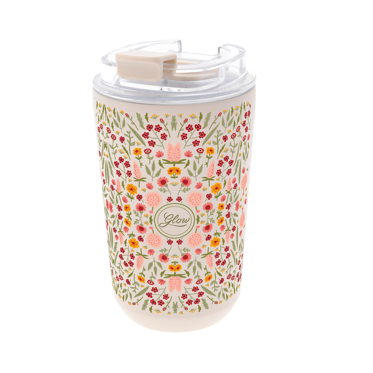 Vaso Térmico de Acero Inoxidable con Interior Cerámico - Floral Essence | Aurea
