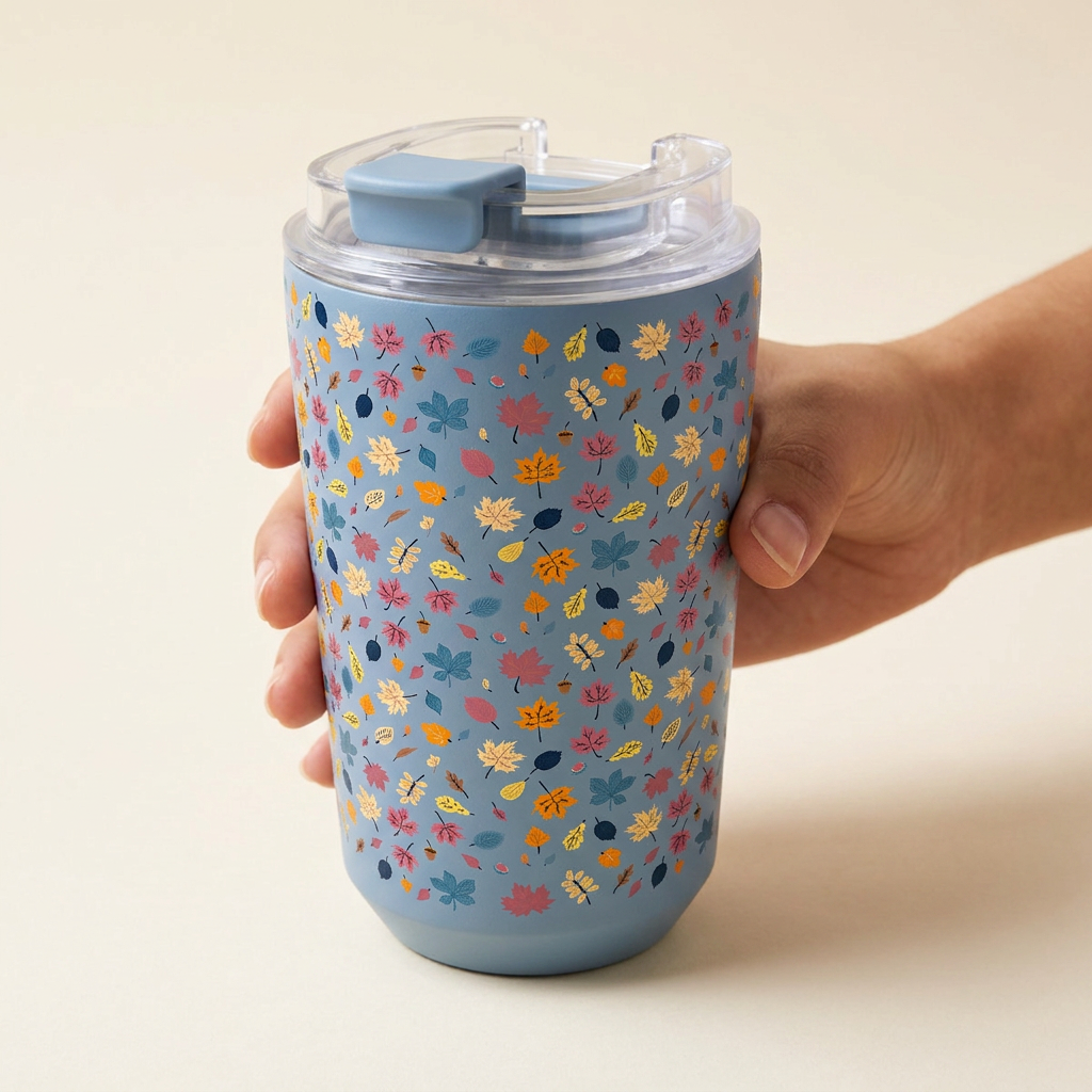 Vaso Térmico de Acero Inoxidable con Interior Cerámico - Autumn Vibes | Aurea