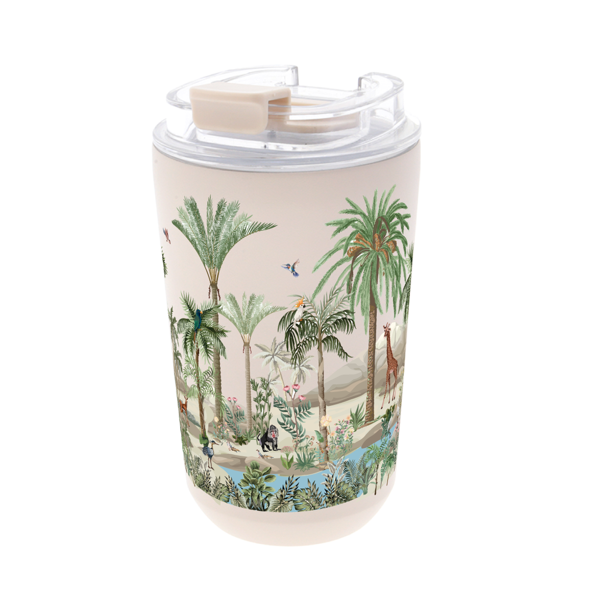 Vaso Térmico de Acero Inoxidable con Interior Cerámico - Wild Paradise | Aurea