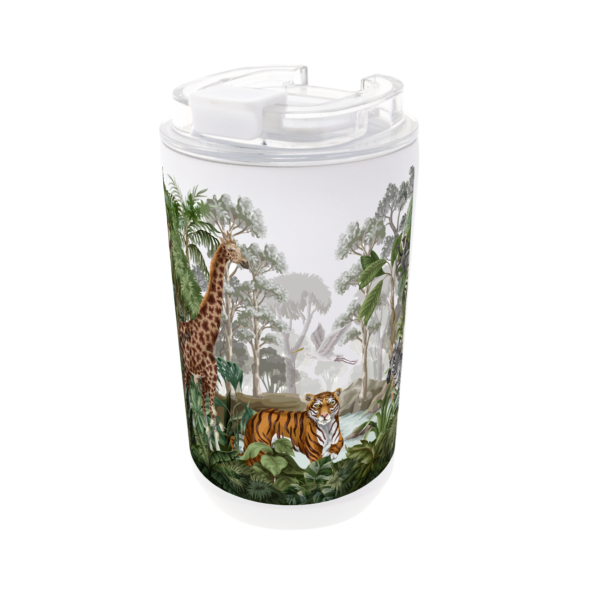 Vaso Térmico de Acero Inoxidable con Interior Cerámico - Wild Paradise | Aurea
