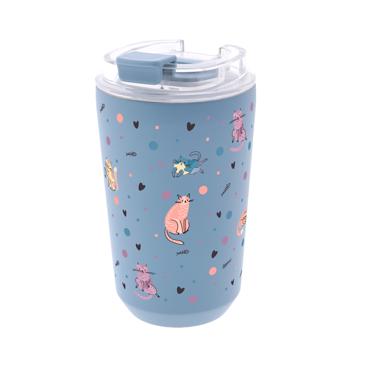 Vaso Térmico de Acero Inoxidable con Interior Cerámico - Dot & Meow | Aurea