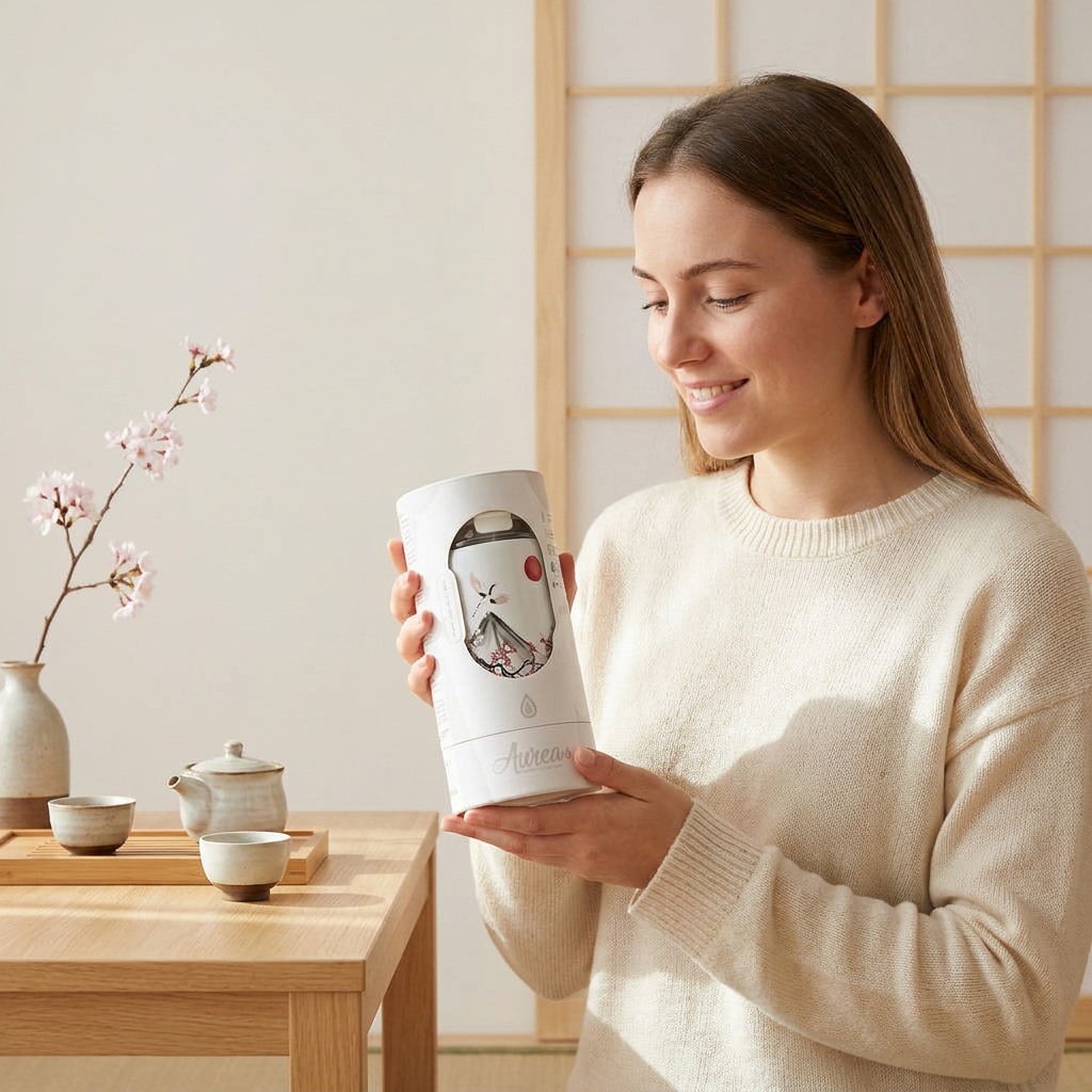 Vaso Térmico de Acero Inoxidable con Interior Cerámico - Echoes of Japan | Aurea