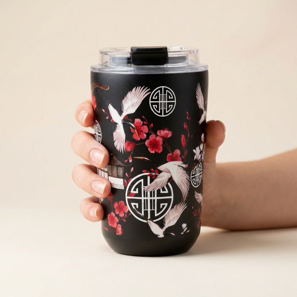 Vaso Térmico de Acero Inoxidable con Interior Cerámico - Japan Vibes | Aurea