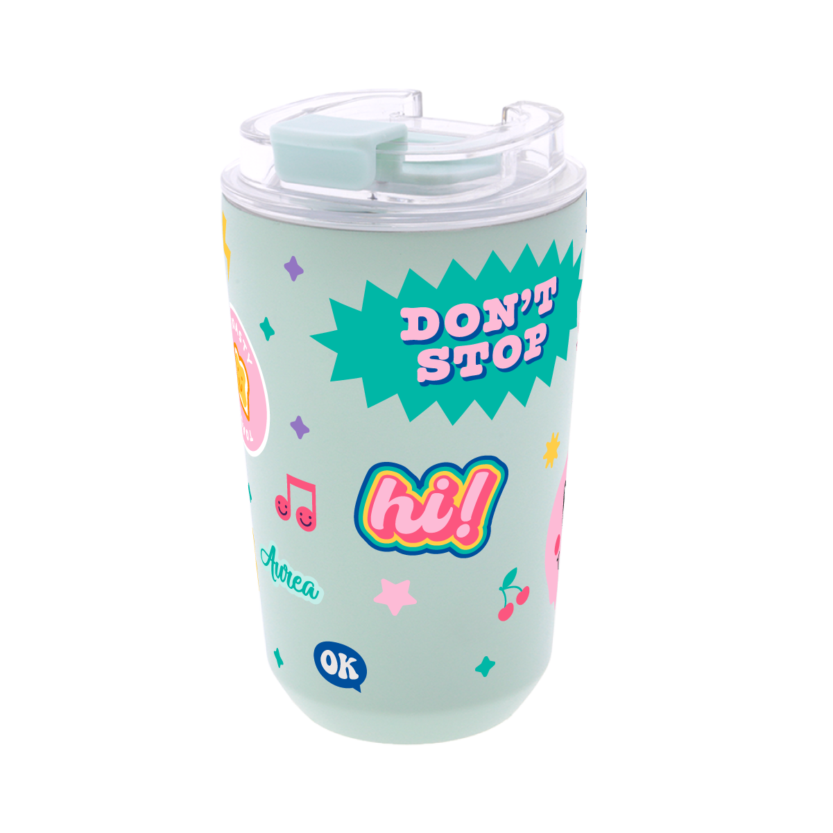 Vaso Térmico de Acero Inoxidable con Interior Cerámico - Glow Up | Aurea