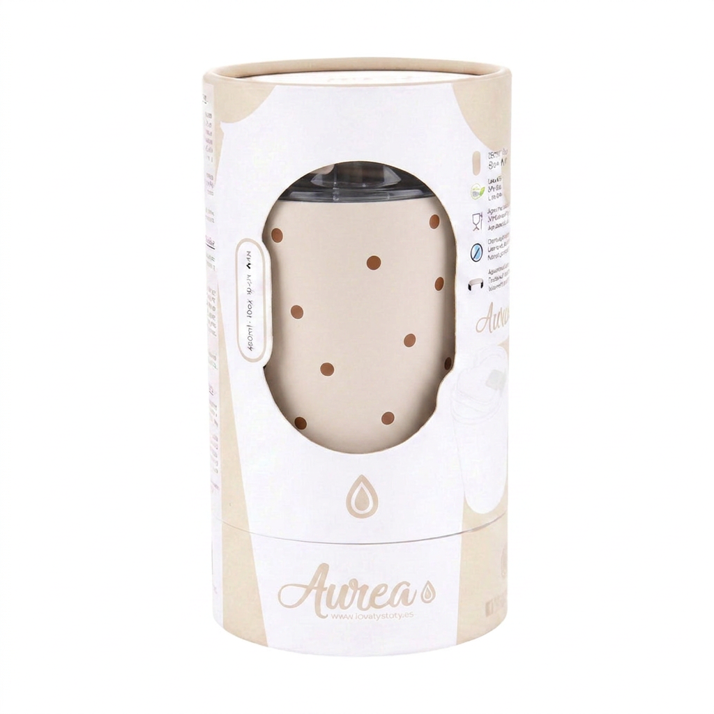 Vaso Térmico de Acero Inoxidable con Interior Cerámico - Petite Dots | Aurea