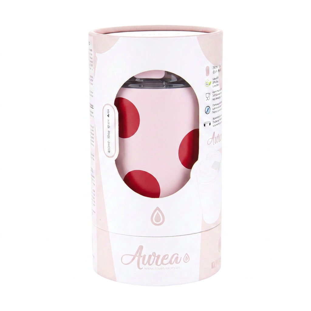 Vaso Térmico de Acero Inoxidable con Interior Cerámico - Bold Dots | Aurea