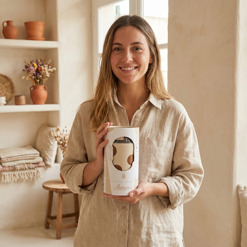 Vaso Térmico de Acero Inoxidable con Interior Cerámico - Bold Dots | Aurea