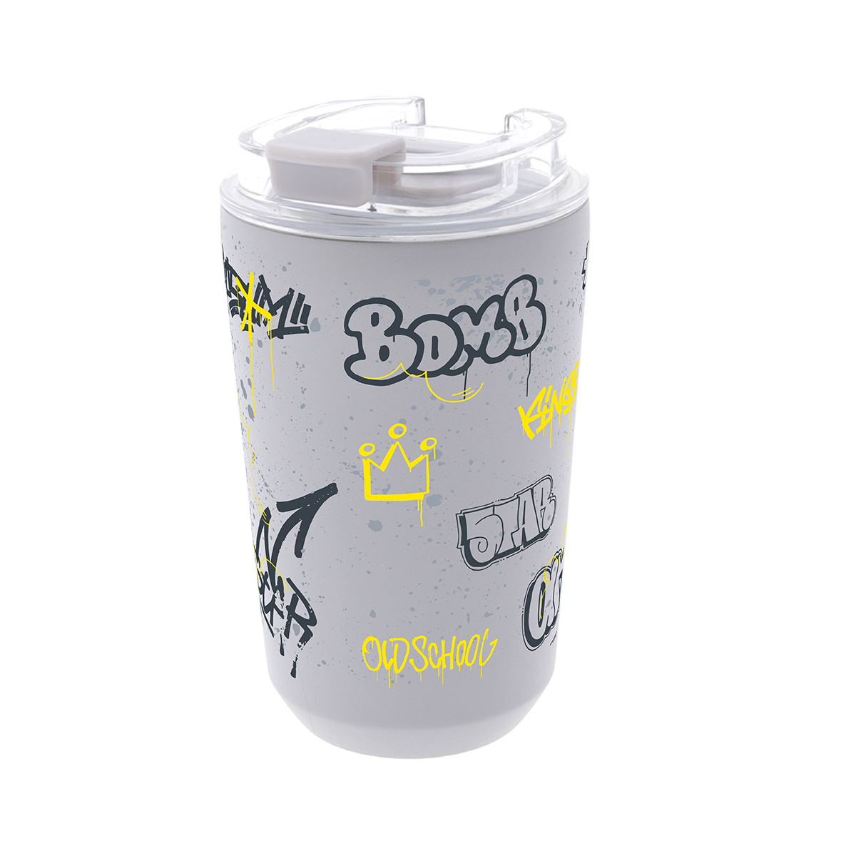 Vaso Térmico de Acero Inoxidable con Interior Cerámico - Urban Graffiti | Aurea