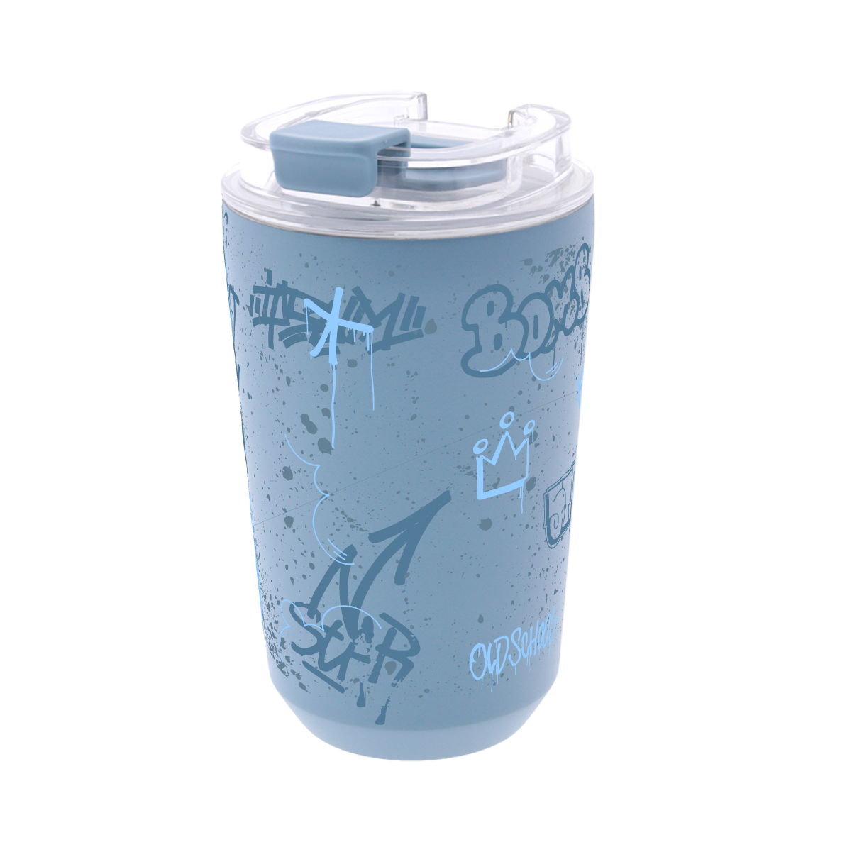 Vaso Térmico de Acero Inoxidable con Interior Cerámico - Urban Graffiti | Aurea