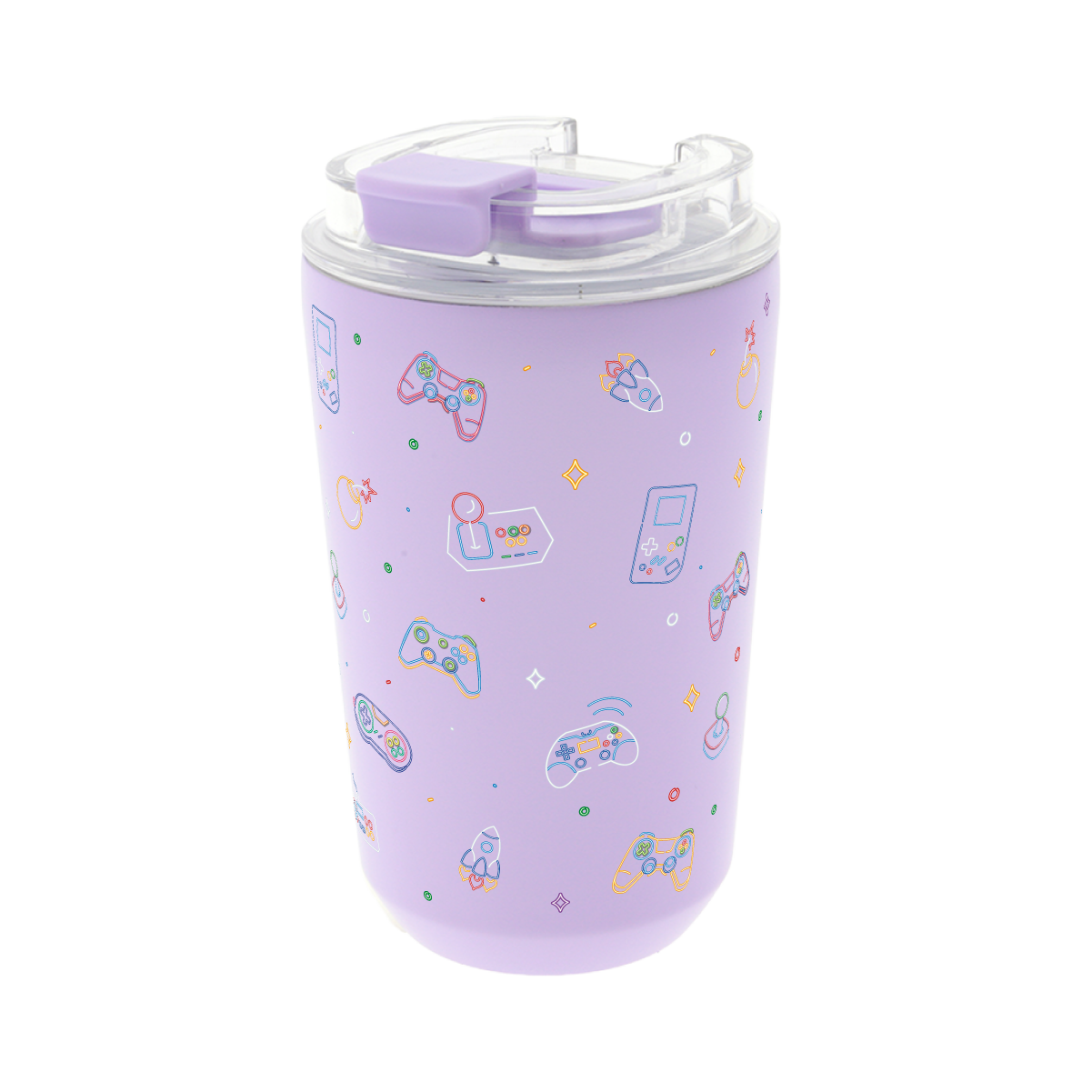 Vaso Térmico de Acero Inoxidable con Interior Cerámico - Neon Gamer | Aurea