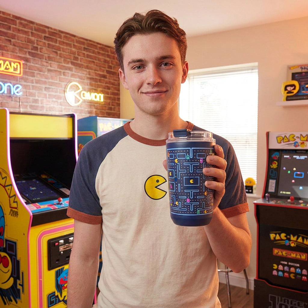 Vaso Térmico de Acero Inoxidable con Interior Cerámico - Pixel Run | Aurea