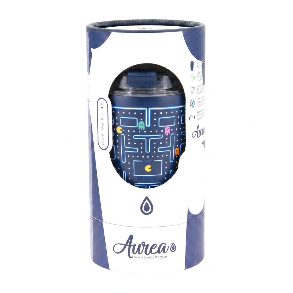 Vaso Térmico de Acero Inoxidable con Interior Cerámico - Pixel Run | Aurea