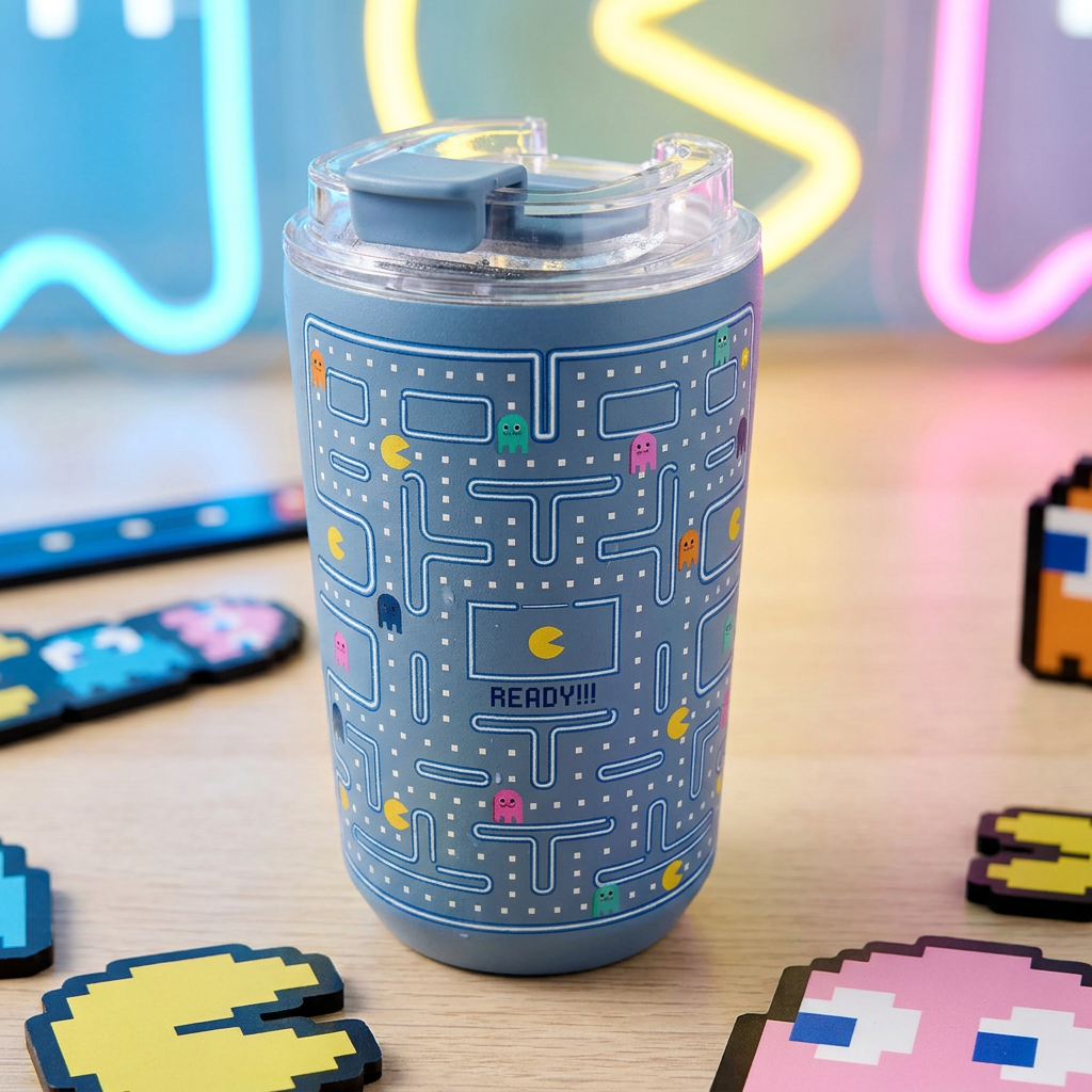 Vaso Térmico de Acero Inoxidable con Interior Cerámico - Pixel Run | Aurea